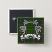 Taylor-Tartan-Schild Button (Vorne & Hinten)