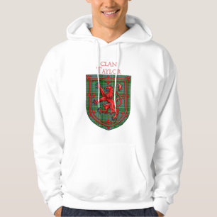 Taylor Tartan Scottish Kariert Lion Rampant Hoodie