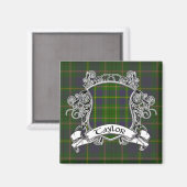 Taylor Tartan Shield Magnet (Vorderseite/Rückseite)