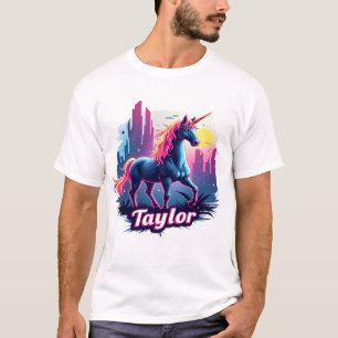 Taylor Unicorn Dreams: Starry Magic und Whimsy T-Shirt