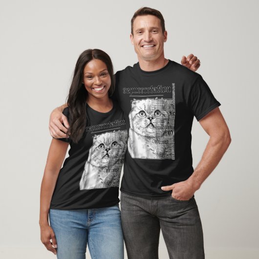 Taylor White Cat T-Shirt Swift Rep Tour Essential (Unisex)