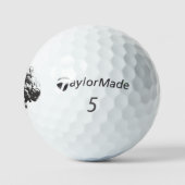 TaylorMade 12 Pack Mushroom Cloud Golf Balls Golfball (Logo)