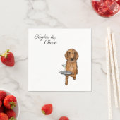 Taylor's Dog Serviette (Beispiel)