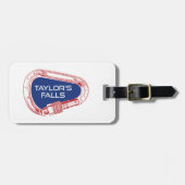 Taylor's Falls Minnesota Rock Klettergarten Gepäckanhänger (Vorderseite horizontal)