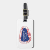 Taylor's Falls Minnesota Rock Klettergarten Gepäckanhänger (Vorderseite vertikal)