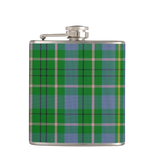 Taylortartan-Flasche Flachmann (Vorderseite)