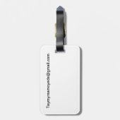 Taymyr Samoyeds Gepäckmarke Gepäckanhänger (Rückseite vertikal)