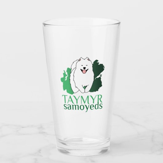 Taymyr Samoyeds-Logo Glas (Vorderseite)