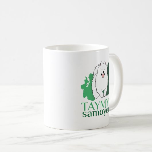 Taymyr Samoyeds-Logo Kaffeetasse (VorderseiteRechts)
