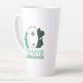 Taymyr Samoyeds-Logo Milchtasse (Linke Ecke)