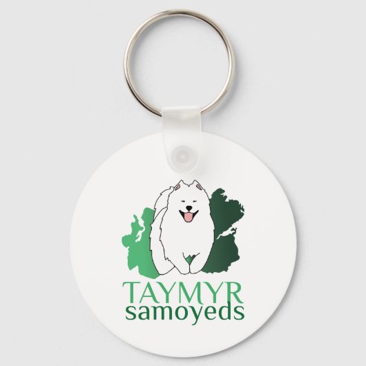 Taymyr Samoyeds-Logo Schlüsselanhänger (Vorderseite)