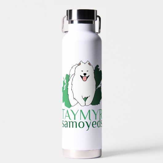 Taymyr Samoyeds-Logo Trinkflasche (Vorne)