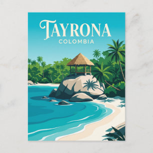 Tayrona Nationalpark Kolumbien Postkarte