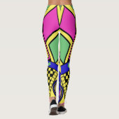 Tayt Pop Art Leggings moderne 24SS-Druckmuster (Rückseite)