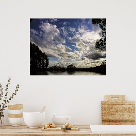 TAYTIME VERANDAD VIEW Poster (Küche)