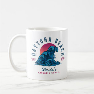 TAYTONA STRAND FLORIDA SOMMERWELLEN URLAUB KAFFEETASSE
