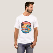 TAYTONA STRAND FLORIDA SOMMERWELLEN URLAUB T-Shirt (Vorne ganz)