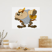 TAZ™ am Fang 2 Poster (Küche)