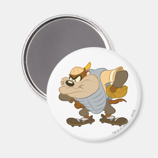 TAZ™ am Fangerhund Magnet (Vorderseite/Rückseite)