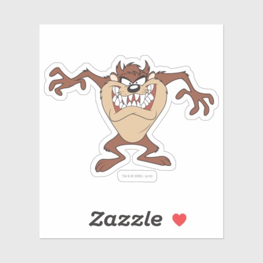 TAZ™ Arms Wide Aufkleber (Blatt)