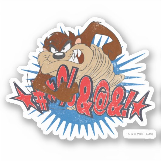 TAZ™ AUFKLEBER (Vorderseite)