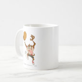 TAZ™ Basketball Layup Kaffeetasse (Vorderseite Links)
