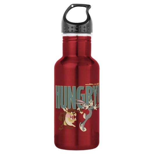 TAZ™ & BUGS BUNNY™ "Hunger" Edelstahlflasche (Vorderseite)