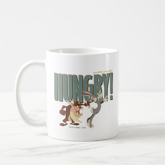 TAZ™ & BUGS BUNNY™ "Hunger" Kaffeetasse (Links)