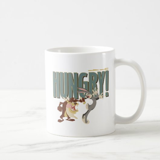 TAZ™ & BUGS BUNNY™ "Hunger" Kaffeetasse (Rechts)