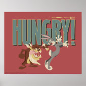 TAZ™ & BUGS BUNNY™ "Hunger" Poster (Vorne)