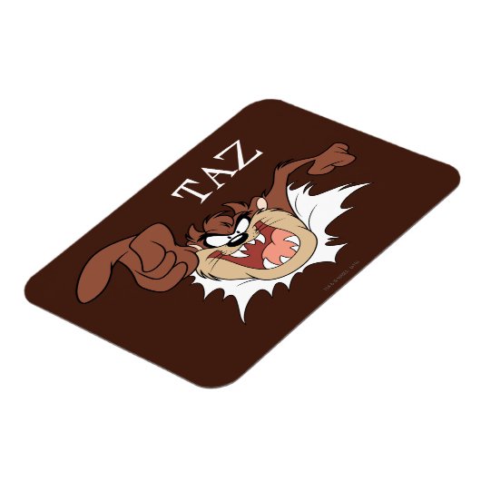 TAZ™ Burning Through Page Magnet (Linke Seite)