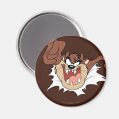 TAZ™ Burning Through Page Magnet (Vorderseite/Rückseite)