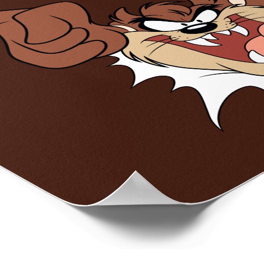 TAZ™ Burning Through Page Poster (Ecke)