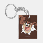 TAZ™ Burning Through Page Schlüsselanhänger (Vorderseite links)