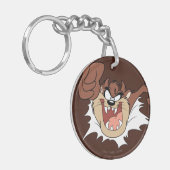 TAZ™ Burning Through Page Schlüsselanhänger (Vorderseite links)