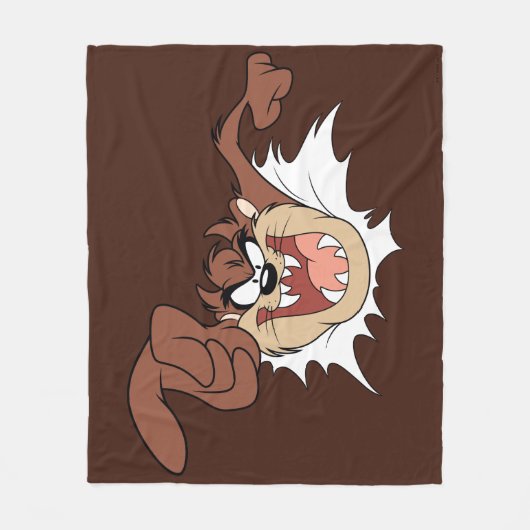 TAZ™ Bursting Through Page Fleecedecke (Vorderseite)