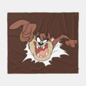 TAZ™ Bursting Through Page Fleecedecke (Vorderseite (Horizontal))