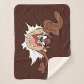 TAZ™ Bursting Through Page Sherpadecke (Vorderseite)