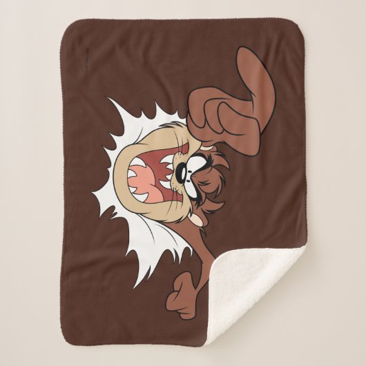 TAZ™ Bursting Through Page Sherpadecke (Vorderseite)