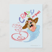 TAZ™ Crazy für Sie! Postkarte (Vorderseite)