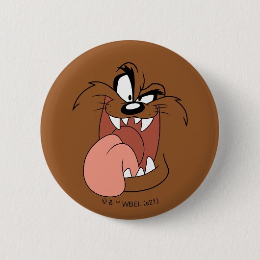 TAZ™ Crazy Smile Button (Vorderseite)