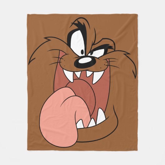 TAZ™ Crazy Smile Fleecedecke (Vorderseite)