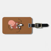 TAZ™ Crazy Smile Gepäckanhänger (Vorderseite horizontal)