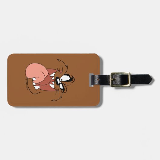 TAZ™ Crazy Smile Gepäckanhänger (Vorderseite horizontal)