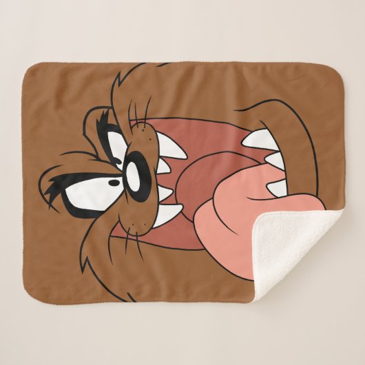 TAZ™ Crazy Smile Sherpadecke (Vorderseite (Horizontal))