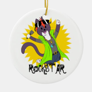 Taz das Rockstar Keramikornament
