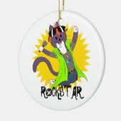 Taz das Rockstar Keramikornament (Links)