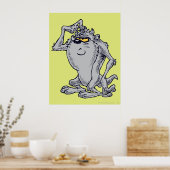 TAZ™ Denken künstlerisches Design Poster (Küche)