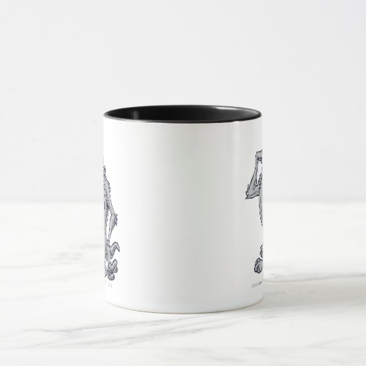 TAZ™ Denken künstlerisches Design Tasse (Zentrum)