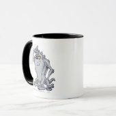TAZ™ Denken künstlerisches Design Tasse (Vorderseite Links)